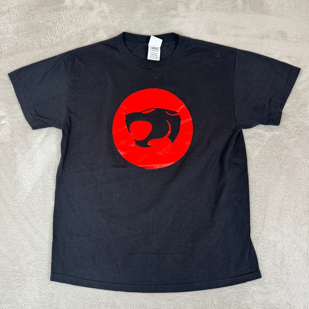 Vintage 90s Delta Thundercats Warner Bros TV Series Shirt Mens M Black Preowned